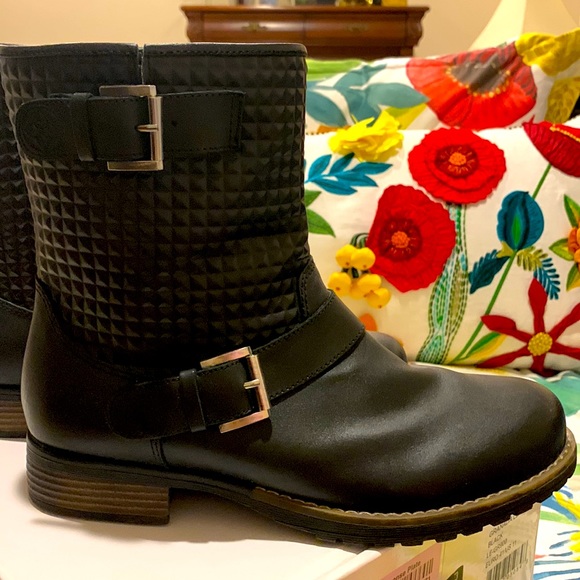 DAV weatherproof luxury Granada leather blk boots US 11 / EURO 41 - Picture 2 of 10